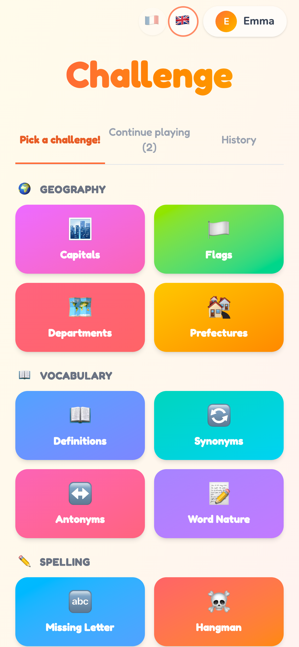 Challenge screenshot 2